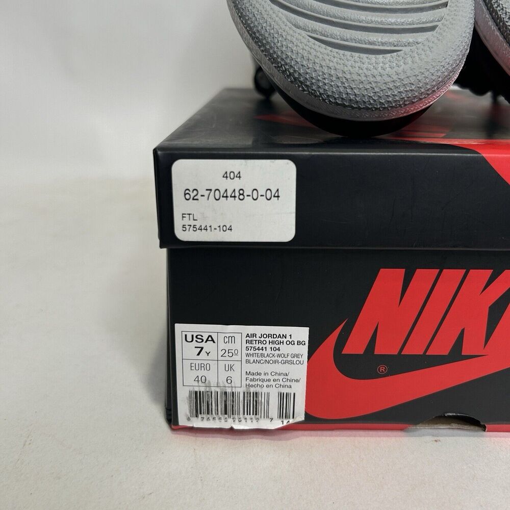 Nike Shoes Air Jordan 1 Retro High OG GS “Barons” 2024 - Picture 8 of 8